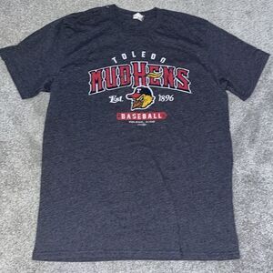 2 Item deal Vintage MILB Toledo Mud Hens Minor League Baseball Shirt L & Cap Hat